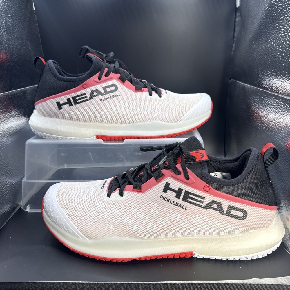 Head Motion Pro Men 13 Pickleball Shoes Worn Once Red White EXCELLENT Nice